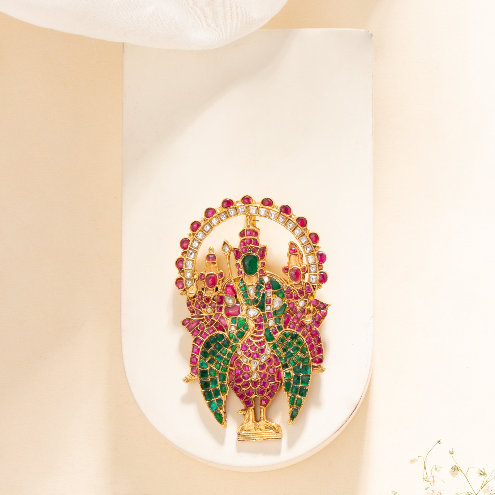 Murugan Arul Divine Brooch-Pendant